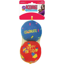 KONG Occasions Birthday Balls Dog Toy 2pc - Kohepets