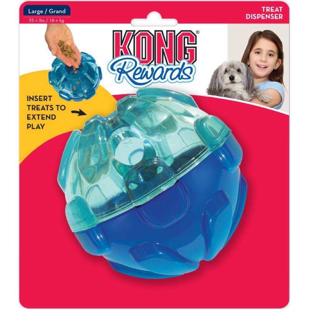 KONG Rewards Ball Treat Dispensing Dog Toy - Kohepets