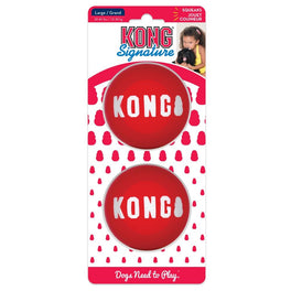 KONG Signature Balls Dog Toy 2pc - Kohepets