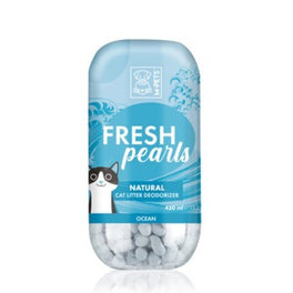 M-Pets Fresh Pearls Natural Cat Litter Deodoriser 450ml (Ocean) - Kohepets