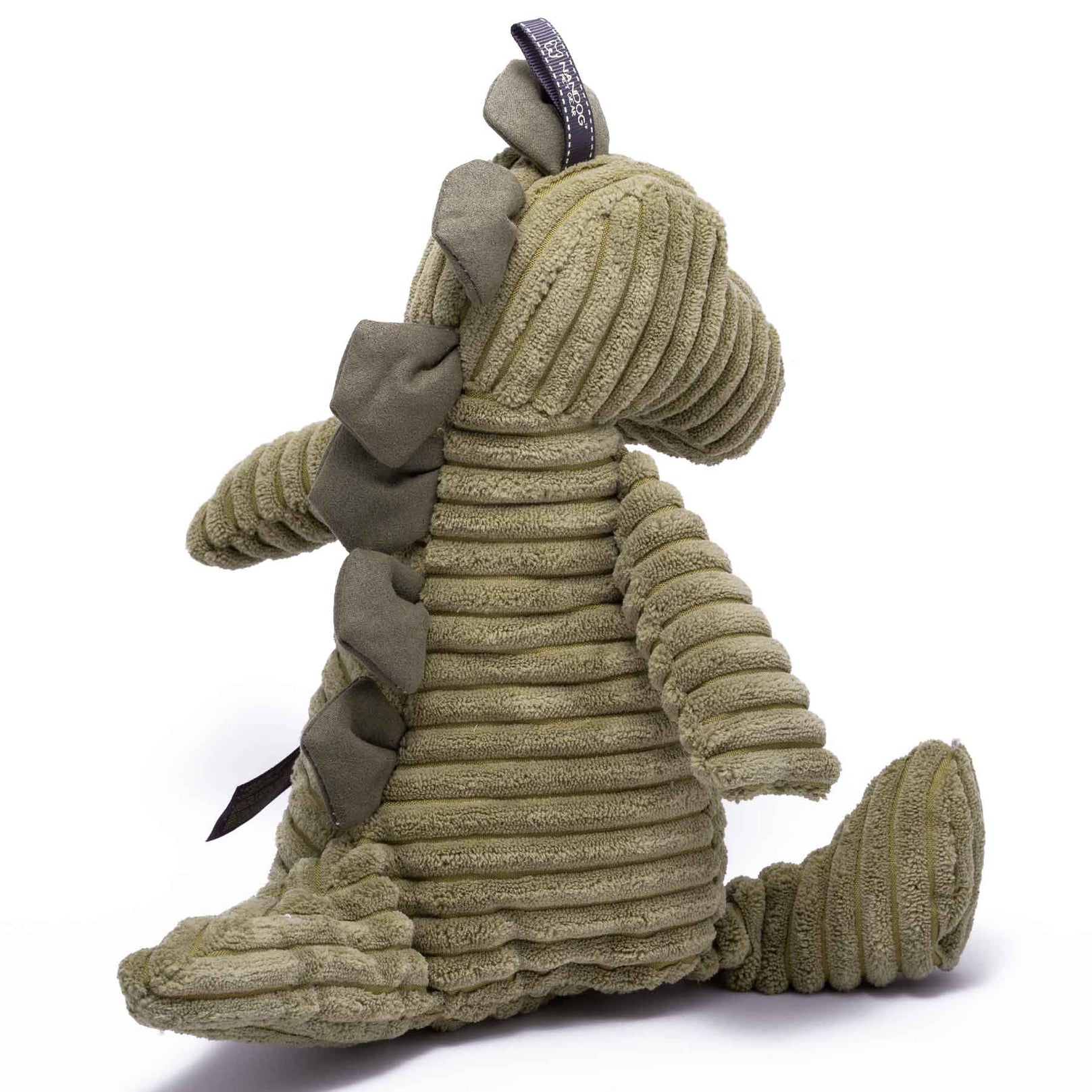 Nandog My BFF Dragon Corduroy Squeaker Plush Dog Toy - Kohepets