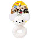 Marukan Ring Shaped Chihuahua With Squeaker Dog Toy