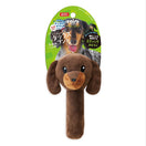 Marukan Stick Shaped Dachshund With Squeaker Dog Toy