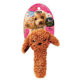 Marukan Stick Shaped Poodle With Squeaker Dog Toy - Kohepets