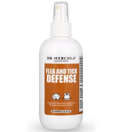 Dr. Mercola Healthy Pets Flea and Tick Defense 8oz - Kohepets
