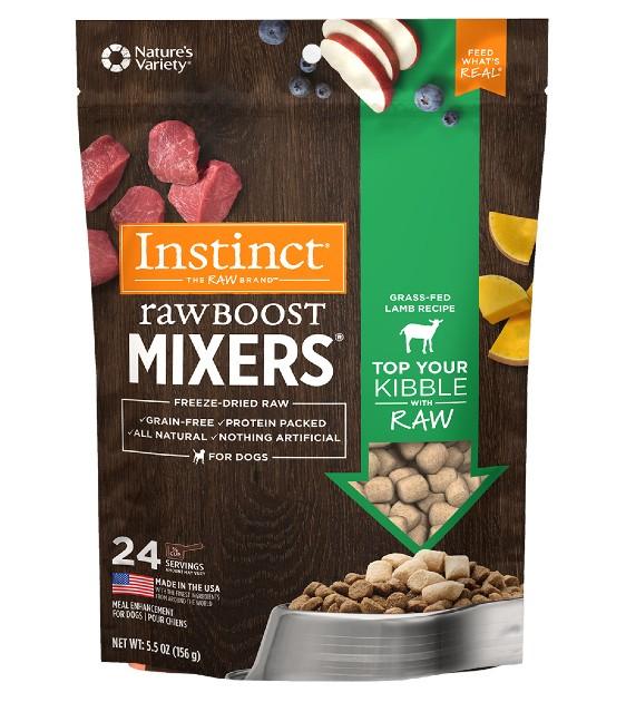 'SAVE UP TO $29': Instinct Raw Boost Mixers Lamb Freeze-Dried Raw Dog Food Topper - Kohepets