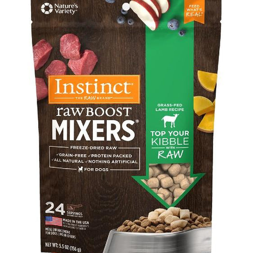 'SAVE UP TO $29': Instinct Raw Boost Mixers Lamb Freeze-Dried Raw Dog Food Topper - Kohepets