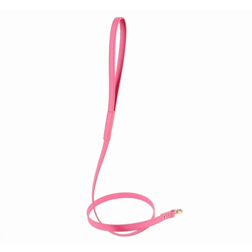 Moshiqa Balley Leather Dog Leash (Pink) - Kohepets