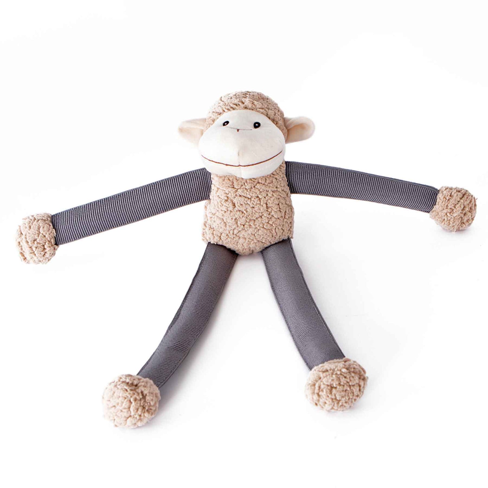 Nandog My BFF Bungee Sheep Squeaker Plush Dog Toy - Kohepets