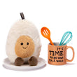 Nandog My BFF Egg Squeaker Plush Dog Toy - Kohepets