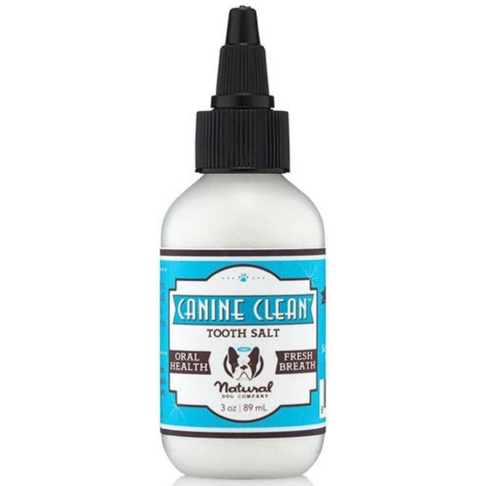 Natural Dog Company Canine Clean Tooth Salt Organic Dental Scrub for Dogs 3oz - Kohepets