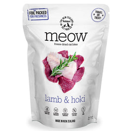 'BUNDLE DEAL': MEOW Lamb & Hoki Grain-Free Freeze Dried Raw Cat Treats 50g - Kohepets