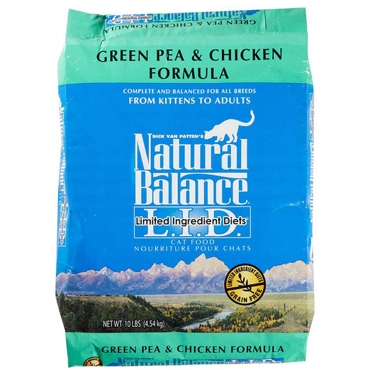 Natural Balance Limited Ingredient Diets Green Pea & Chicken Dry Cat Food - Kohepets