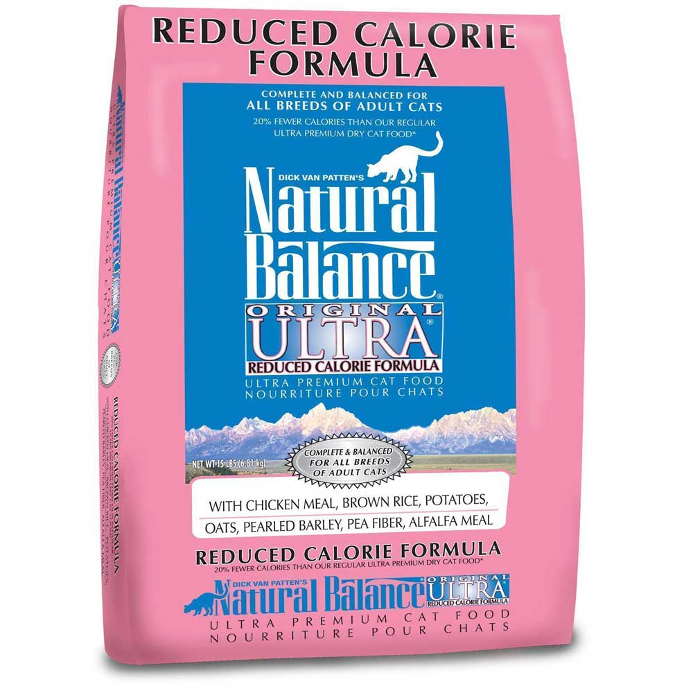 Natural Balance Reduced Calorie Dry Cat Food - Kohepets