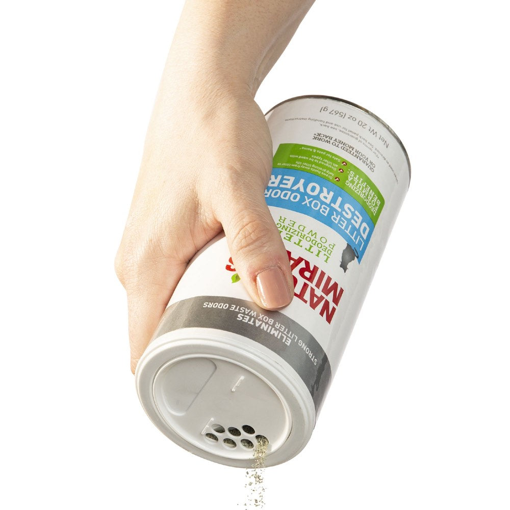 10% OFF: Nature’s Miracle Just for Cats Litter Box Odor Destroyer Powder 20oz - Kohepets