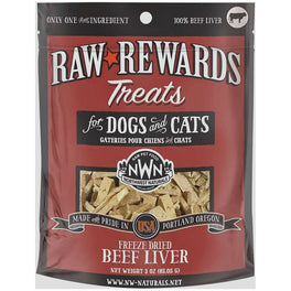 20% OFF: Northwest Naturals Raw Rewards Beef Liver Freeze-Dried Dog & Cat Treats 3oz