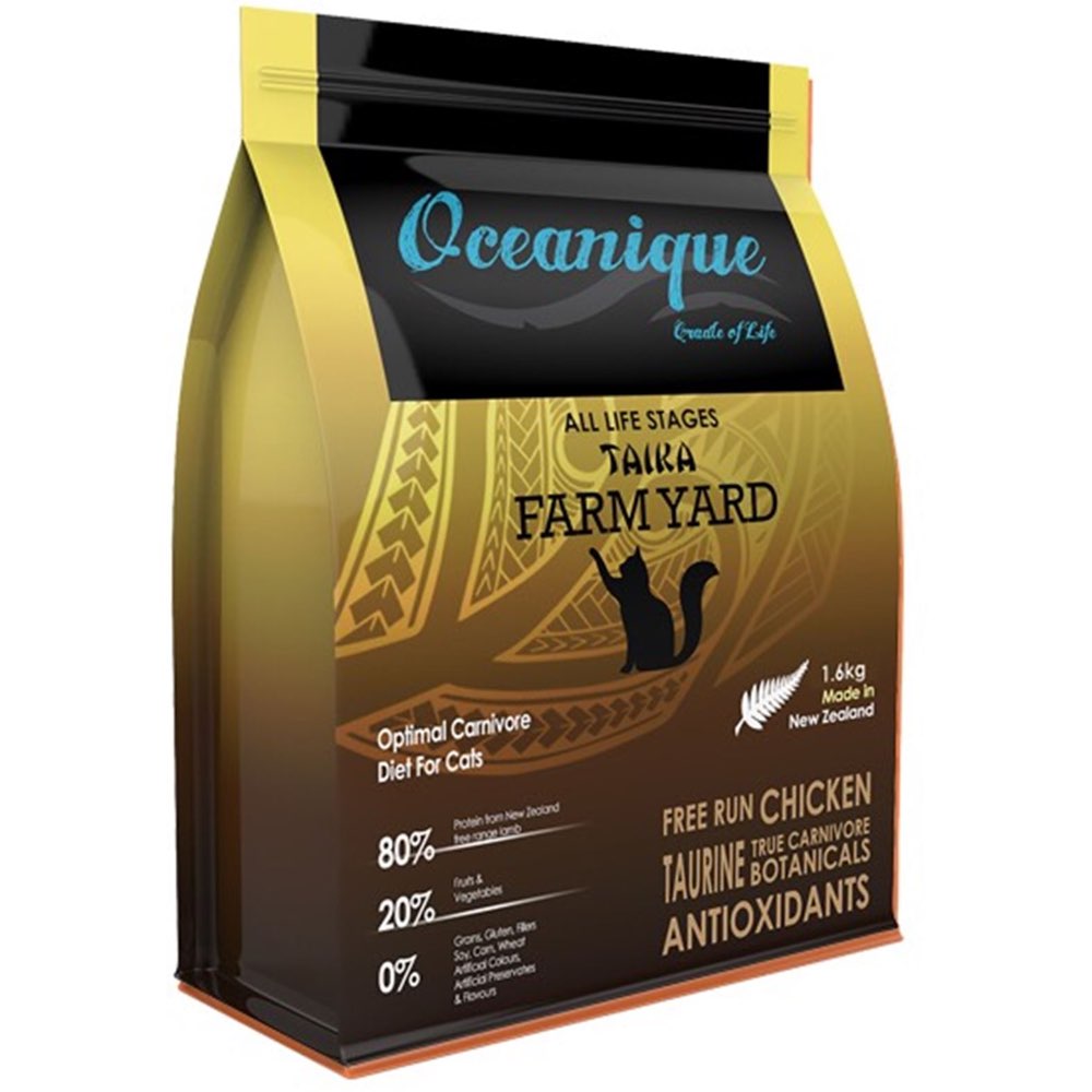 Oceanique Taika Farmyard Grain-Free Dry Cat Food 1.6kg - Kohepets