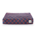 Ohpopdog Heritage Microbeads Dog Bed (Baba Navy 150) - Kohepets