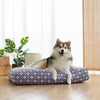 Ohpopdog Heritage Microbeads Dog Bed (Bunga Peach 6) - Kohepets