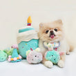 Hey Cuzzies Hide N Seek Birthday Cake Interactive Dog Toy