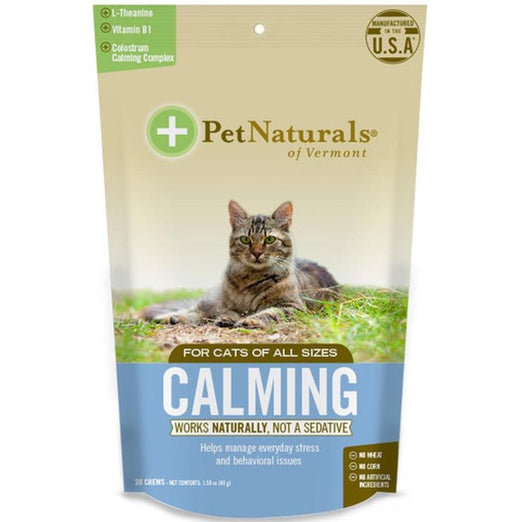 11% OFF: Pet Naturals of Vermont Calming For CATS 30 Chews - Kohepets