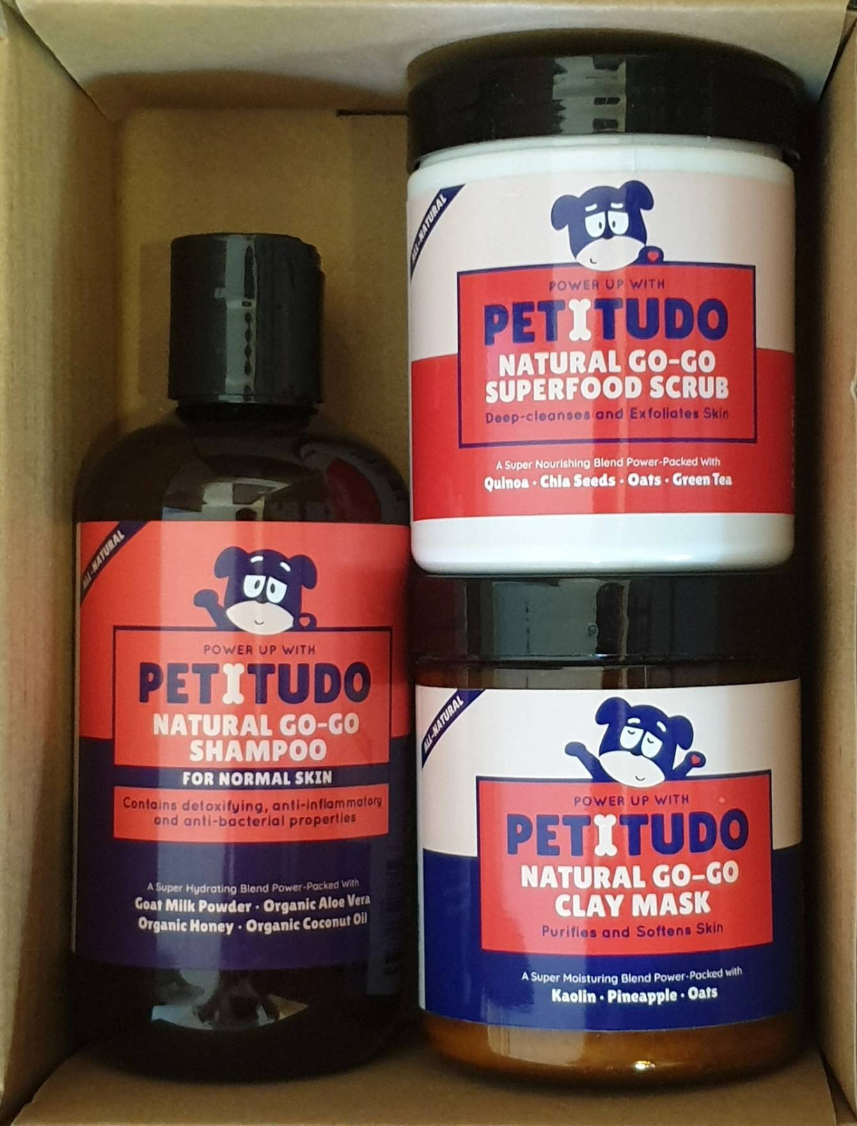 Petitudo Natural Go-Go Spa Kit with Shampoo for Dogs - Kohepets