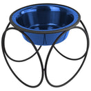 10% OFF: Platinum Pets Olympic Single Raised Feeder Wide Rimmed Dog Bowl (1 x 4 Cups)