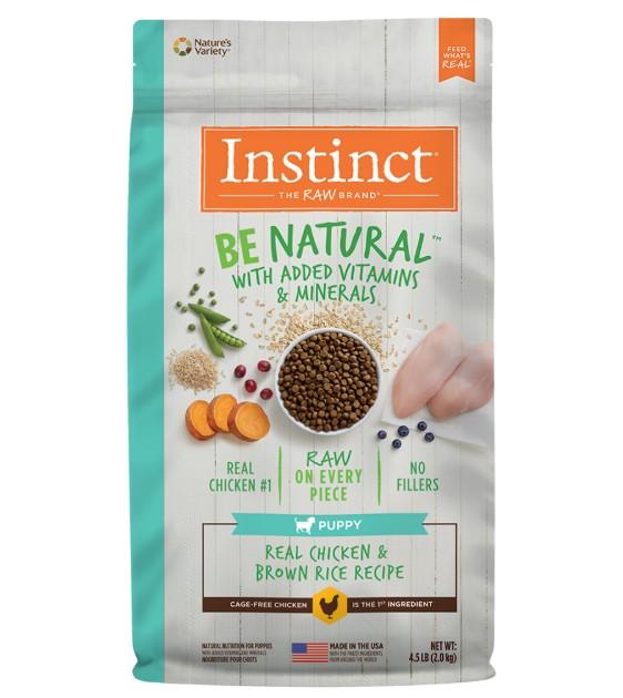 Instinct Be Natural Real Chicken & Brown Rice Puppy Dry Dog Food - Kohepets