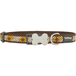 Red Dingo Monty Dog Collar (Brown) - Kohepets