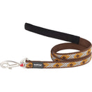 Red Dingo Monty Fixed Length Lead Dog Leash (Brown)