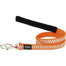 Red Dingo Reflective Ziggy Fixed Length Lead Dog Leash (Orange)