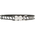Red Dingo Reflective Ziggy Dog Collar (Black) - Kohepets