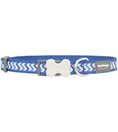 Red Dingo Reflective Ziggy Dog Collar (Blue)