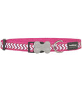 Red Dingo Reflective Ziggy Dog Collar (Hot Pink)