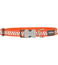 Red Dingo Reflective Ziggy Dog Collar (Orange)