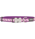 Red Dingo Reflective Ziggy Dog Collar (Purple)