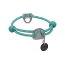 Ruffwear Knot-A-Collar Reflective Adjustable Rope Dog Collar (Aurora Teal)