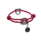 Ruffwear Knot-A-Collar Reflective Adjustable Rope Dog Collar (HIbiscus Pink)