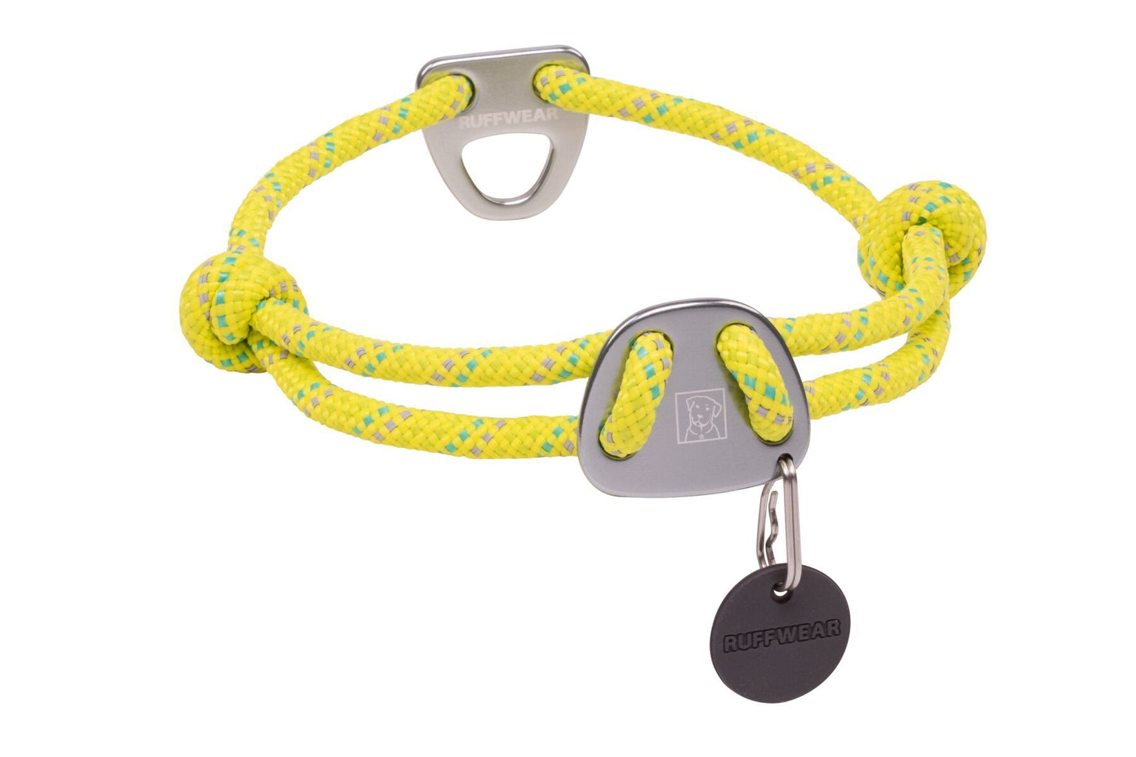 Ruffwear Knot-a-Collar Reflective Adjustable Rope Dog Collar (Lichen Green) - Kohepets