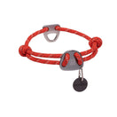Ruffwear Knot-A-Collar Reflective Adjustable Rope Dog Collar (Red Sumac)