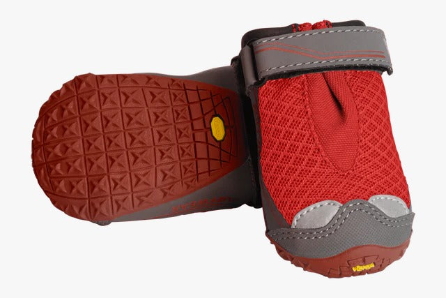 KOHE-VERSARY 10% OFF: Ruffwear Grip Trex All-Terrain Dog Boots (Red Sumac)