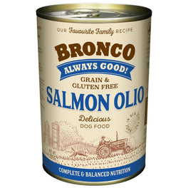 22% OFF: Bronco Salmon Olio Grain-Free Canned Dog Food 390g - Kohepets