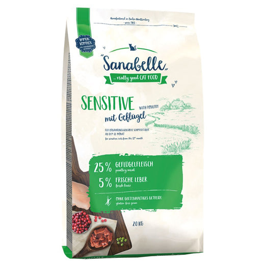Sanabelle Sensitive With Fresh Poultry Dry Cat Food - Kohepets