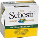 Schesir Chicken Fillet With Ham Jelly Canned Dog Food 150g