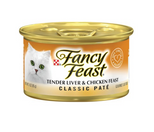 Fancy Feast Classic Pate Tender Liver & Chicken Feast Canned Cat Food 85g