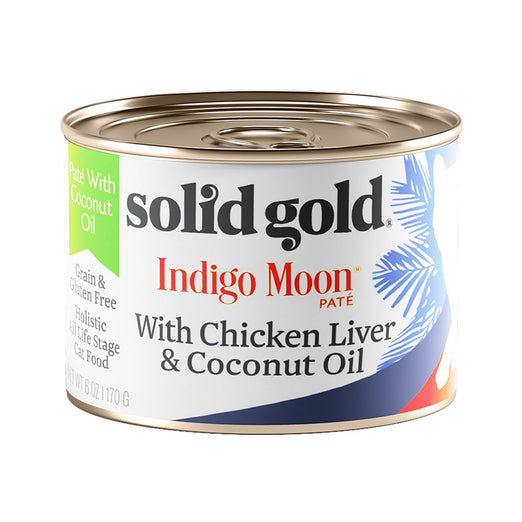 Solid Gold Indigo Moon Pate Chicken Liver & Coconut Oil Canned Cat Food 170g - Kohepets