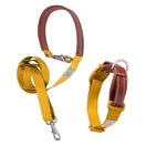 BUNDLE DEAL: Sputnik Nylon Dog Collar + Multifunctional Leash Set (Yellow)