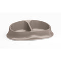 Stefanplast Chic Double Bowl 0.5L (Dove Grey) - Kohepets