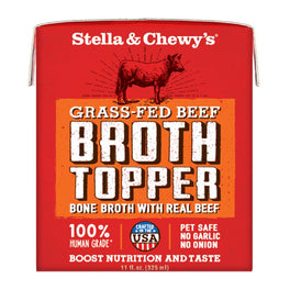 Stella & Chewy’s Grass-Fed Beef Broth Topper Grain-Free Wet Dog Food 11oz - Kohepets