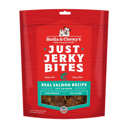 Stella & Chewy's Just Jerky Bites Real Salmon Recipe Jerky Dog Treats 6oz - Kohepets